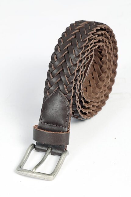 Lee Cooper Otis Men's Leather Belt Brown