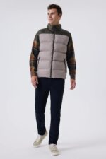 Lee Cooper Blain Men's Vest Beige-Khaki