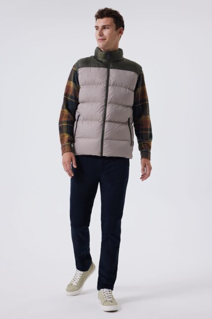 Lee Cooper Blain Men's Vest Beige-Khaki