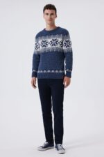 Lee Cooper Snowy Men's Sweater Indigo