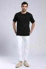 Aylex Men's Black Cotton Tee