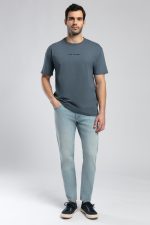 Aylex Indigo O-Neck Cotton Tee