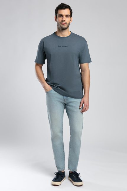 Aylex Indigo O-Neck Cotton Tee