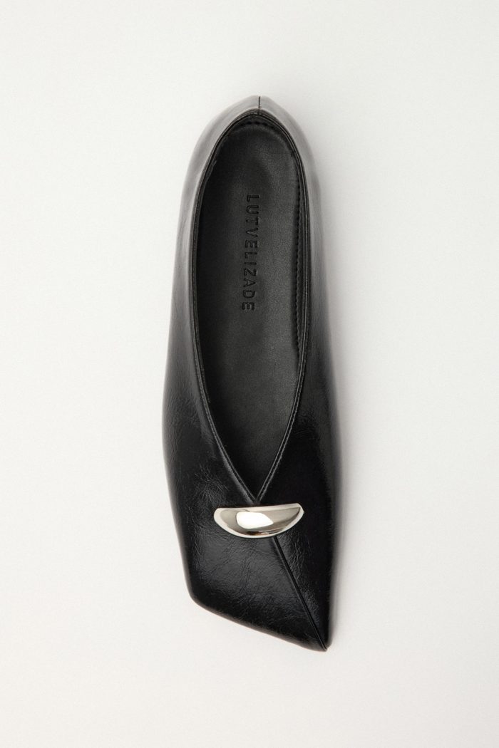 Detailed Black Women's Ballerinas