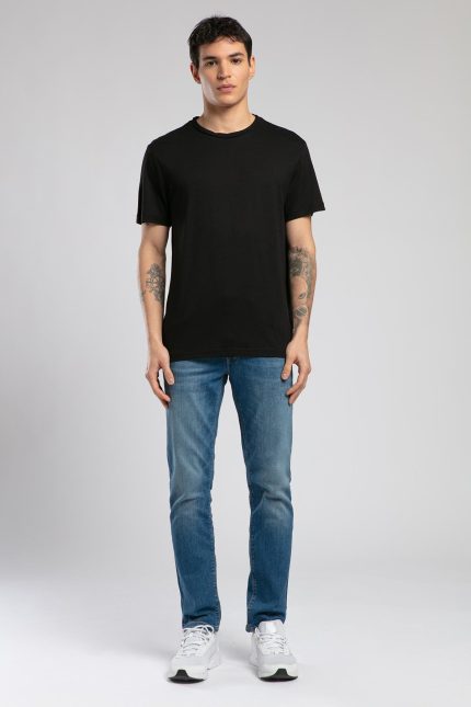 Gael Black O-Neck Men's Tee