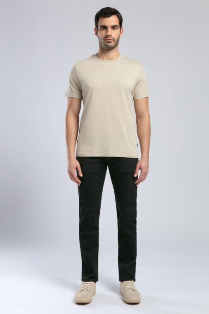 Men's Straight Fit Stay Black Jeans