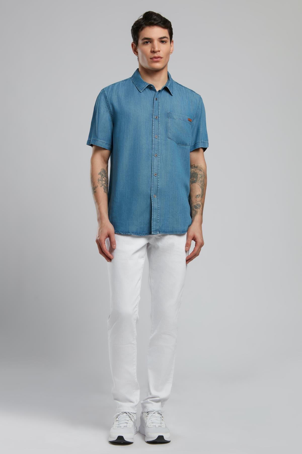 Worner 3 Men's Jean Shirt Worner 3 Men's Jean Shirt