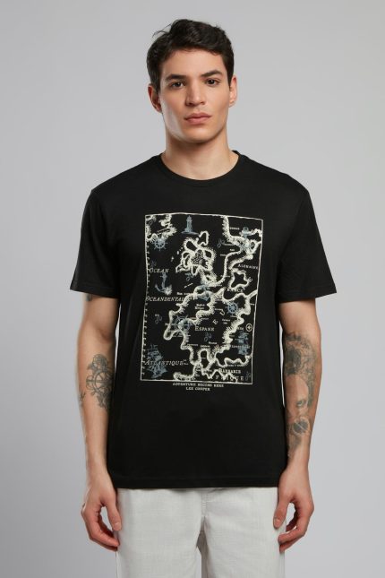 Capela Men's Black O-Neck Tee