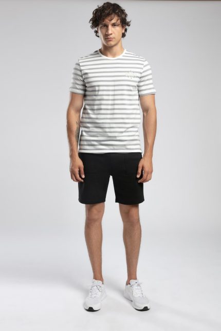 Eddy Men's Gray Cotton Tee