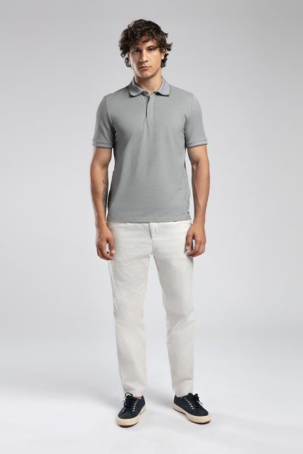Rasco Men's Gray Polo T-Shirt