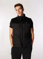 Lee Cooper Men's Black Regular Vest