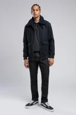 Lee Cooper Bert Coat Navy Blue
