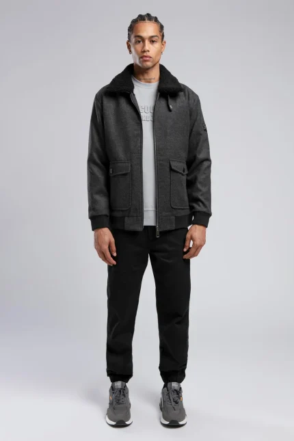 Lee Cooper Bert Men's Coat Anthracite