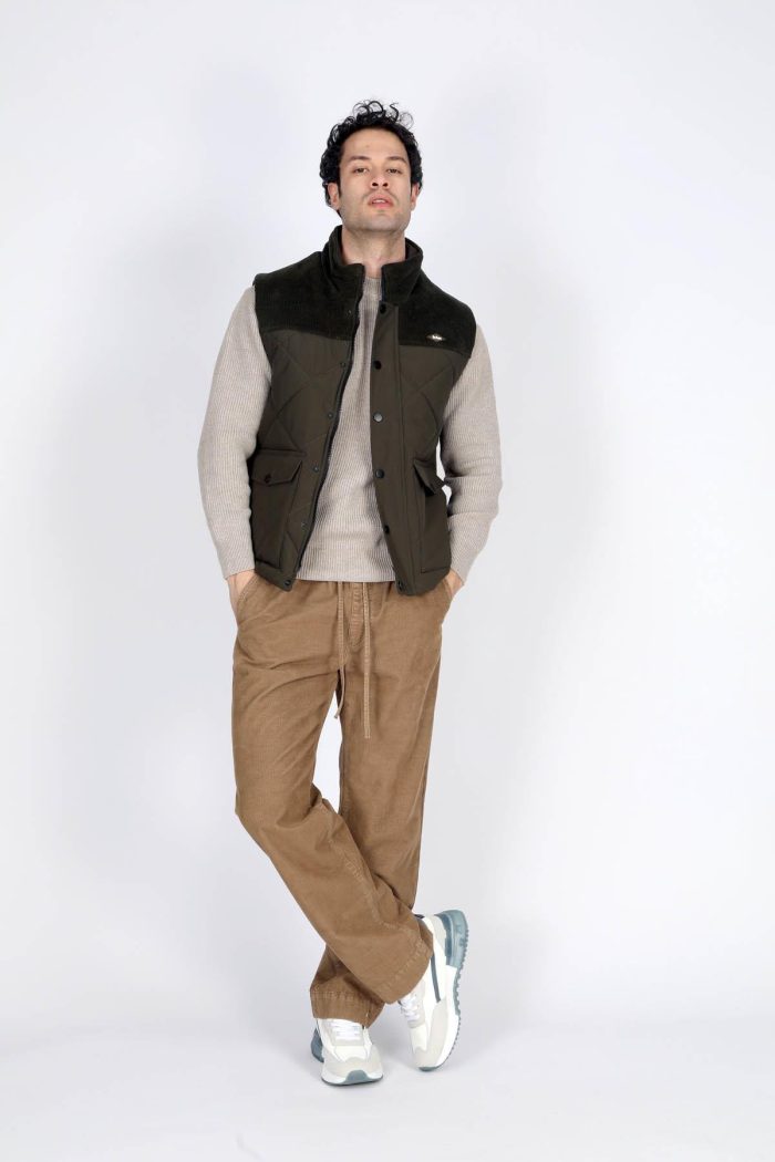 Lee Cooper Cliff Men's Vest Khaki