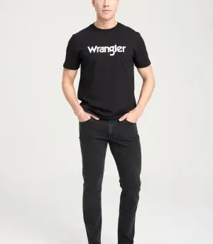 Wrangler Regular Fit Black Greensboro Jeans