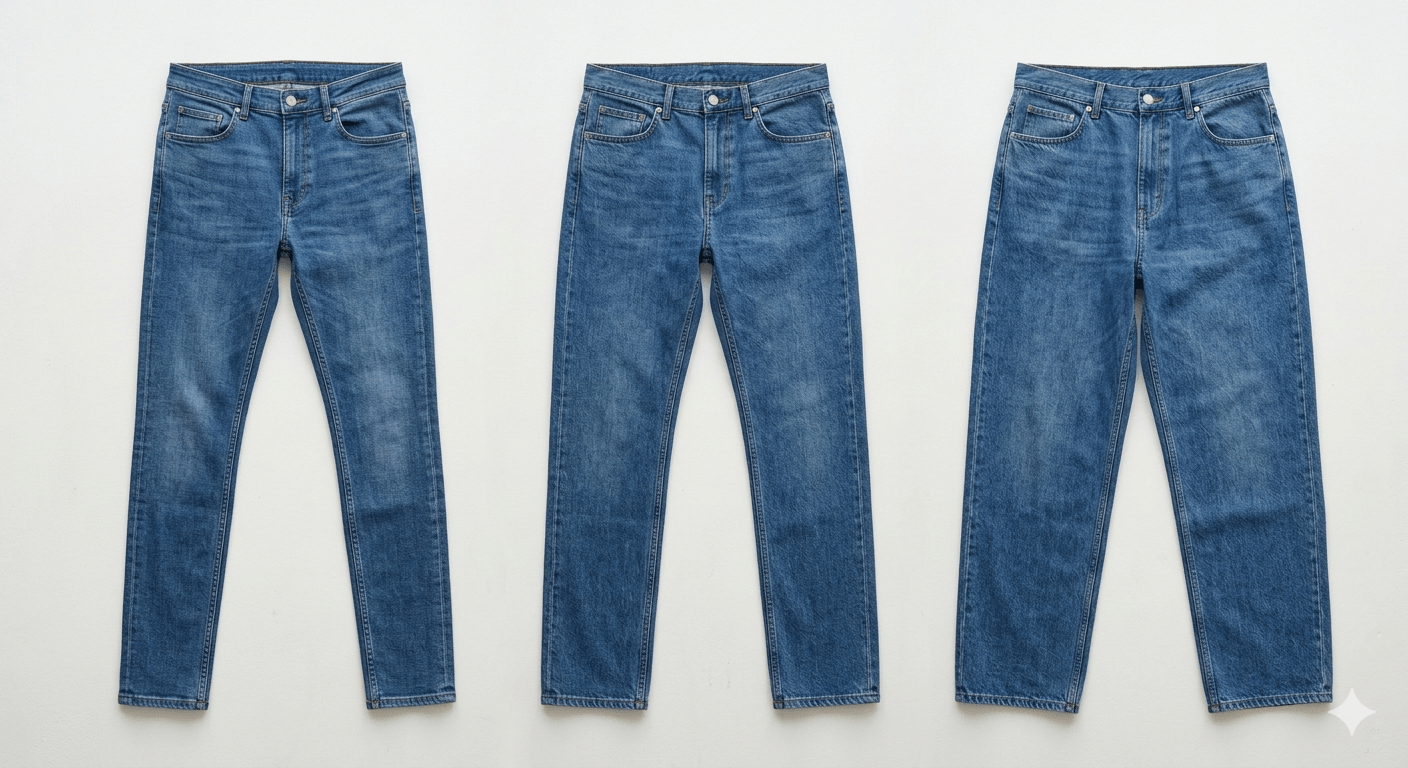 მამაკაცის თავისუფალი სტილის ჯინსი #1