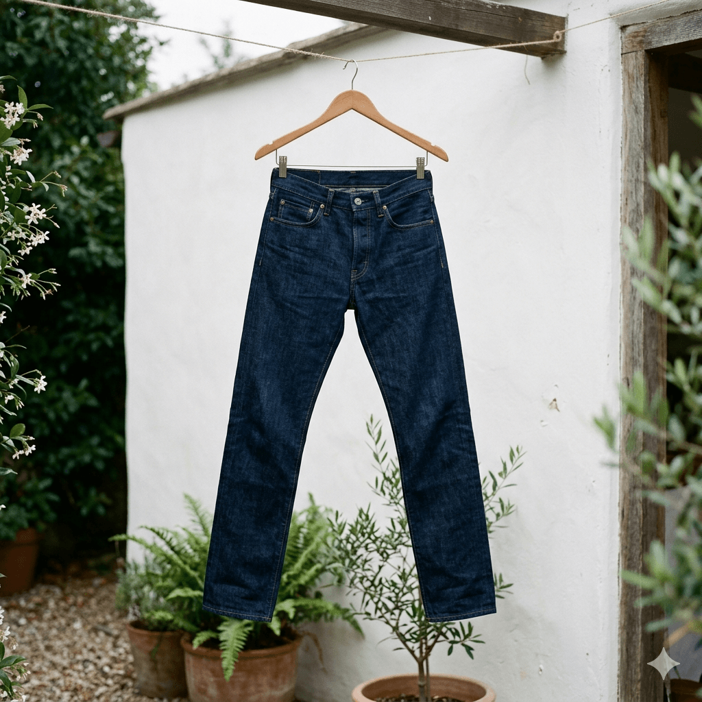 მამაკაცის ლურჯი ჯინსის მოვლა #2