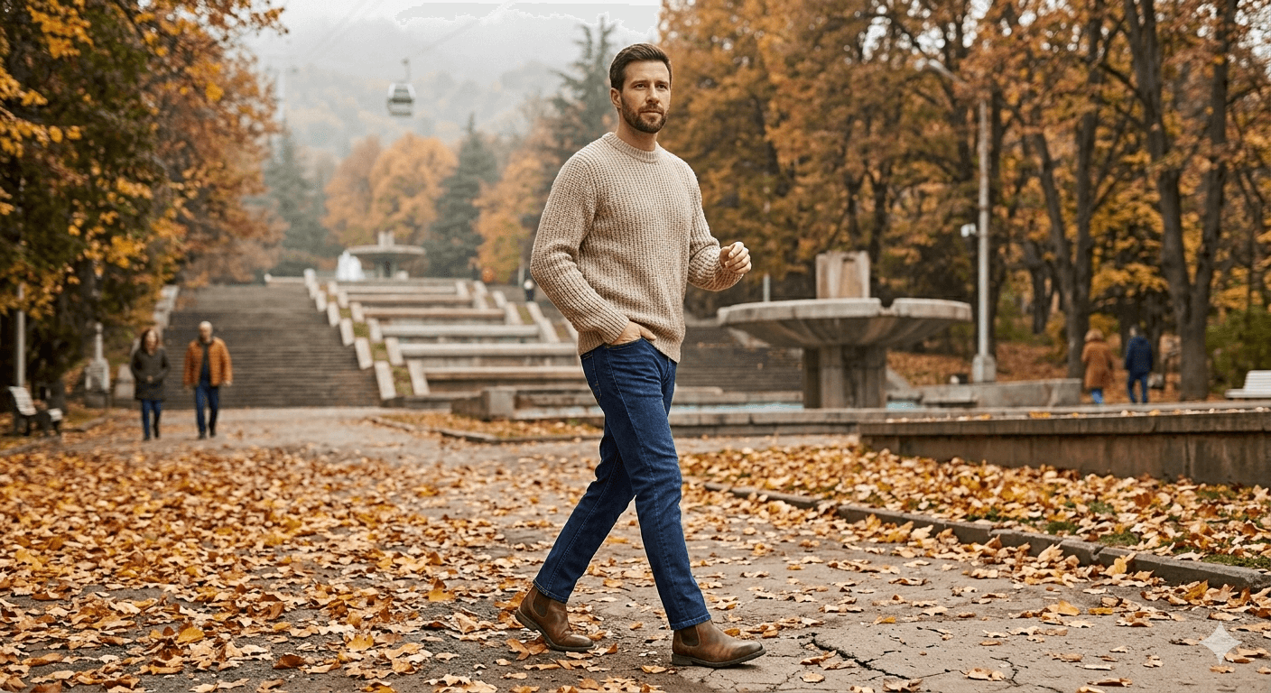 კაცის ჯინსი სეზონების მიხედვით #2