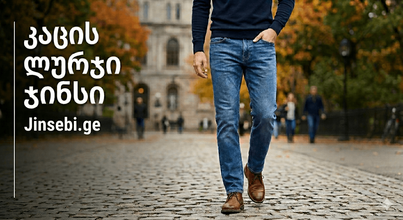 კაცის ლურჯი ჯინსი – სრული გზამკვლევი 2026
