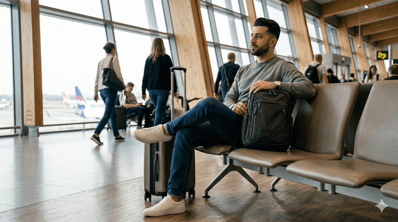 მამაკაცის ჯინსი ყოველდღე: 7 შესაძლო სტილი #2