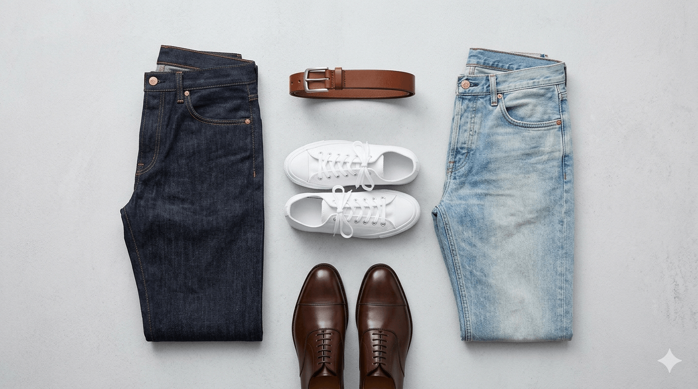 მუქი vs ღია ლურჯი ჯინსი: განსხვავება და სტილი