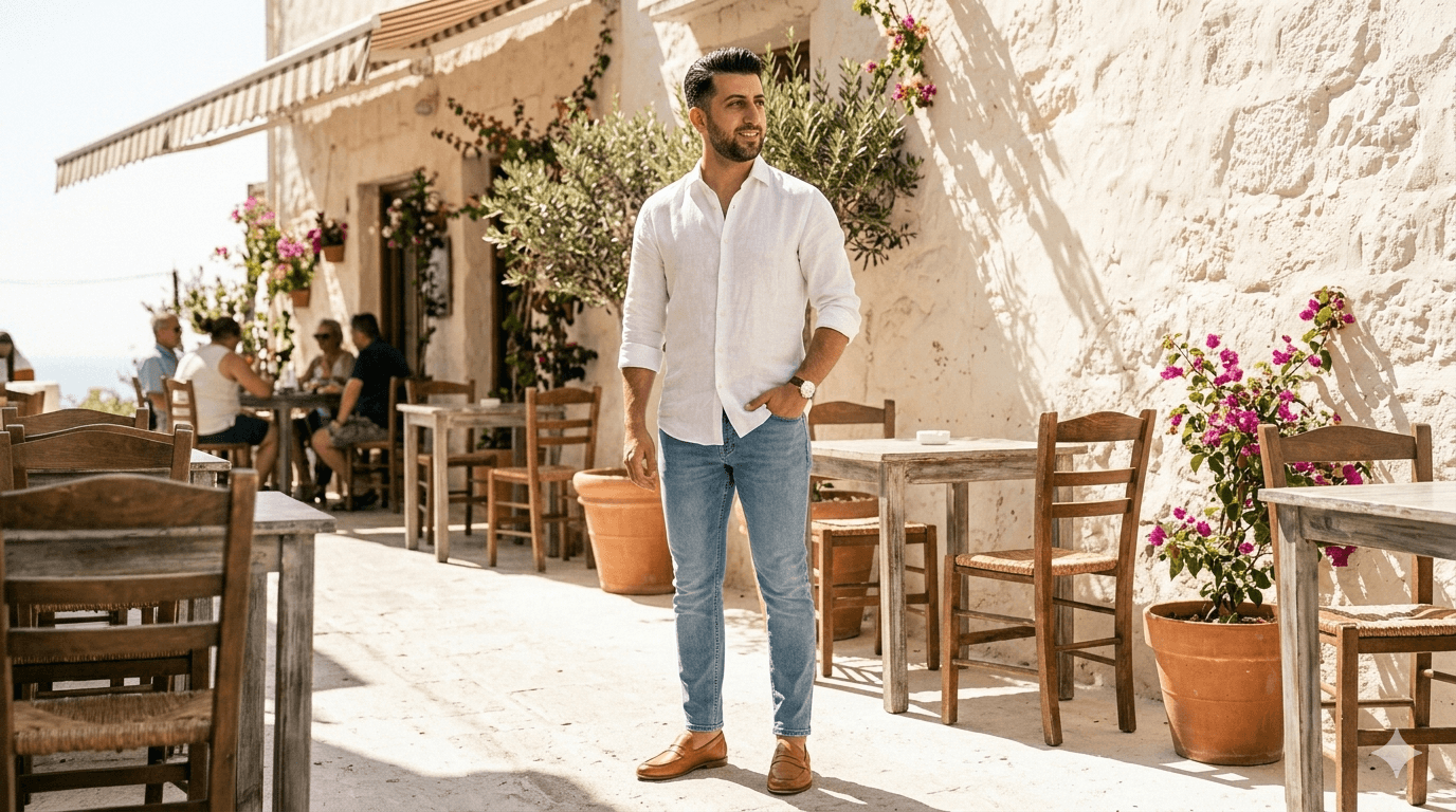 მამაკაცის ჯინსი ყოველდღე: 7 შესაძლო სტილი #3