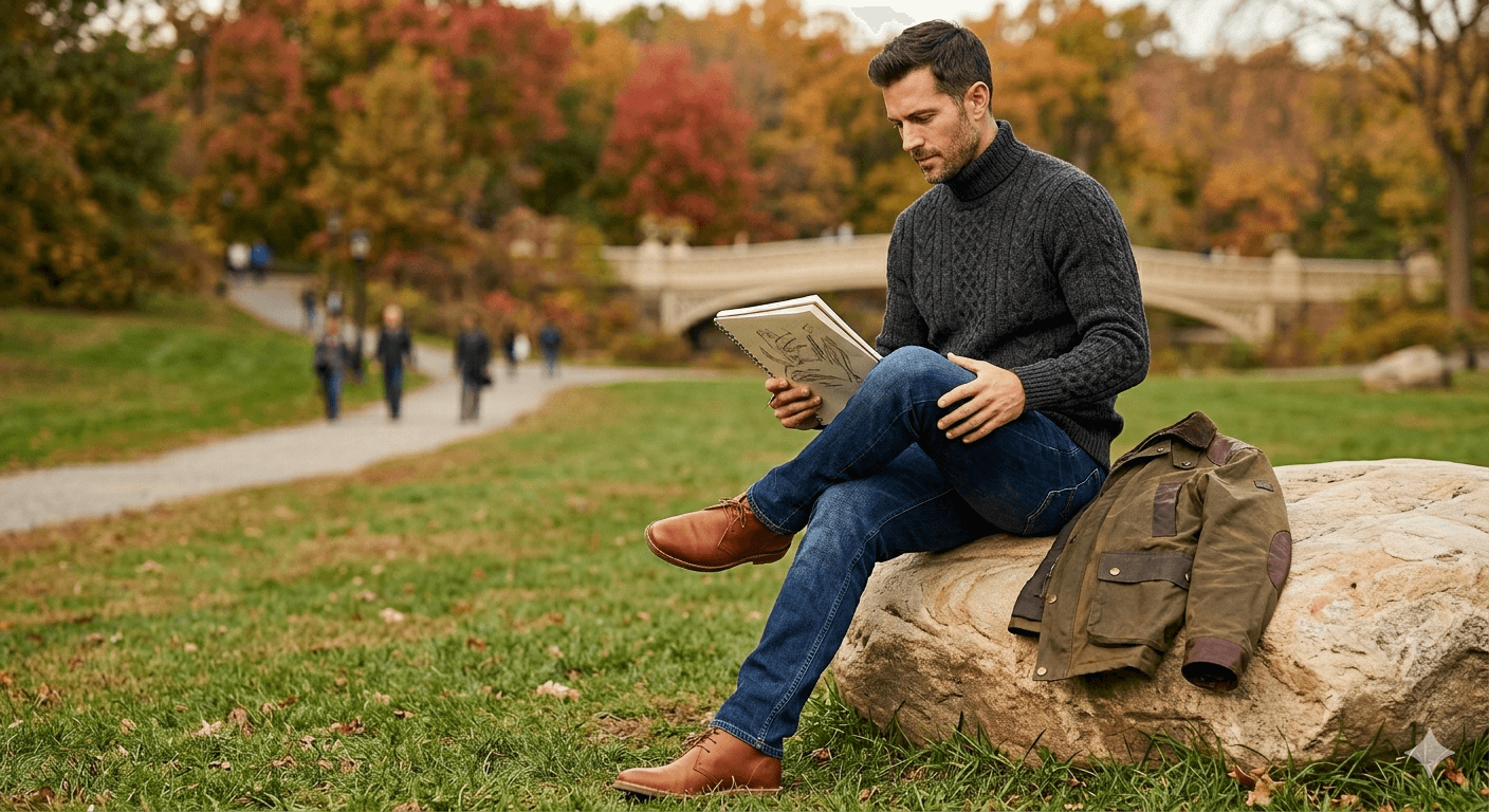 კაცის ლურჯი ჯინსი #2