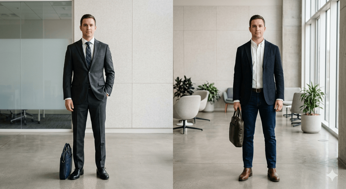 მისაღებია ჯინსის ჩაცმა ოფისში? #1