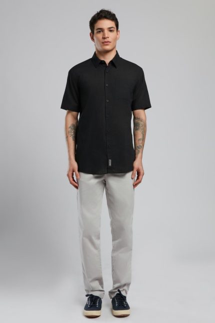 Lee Cooper Desola ბამბის მოკლემკლავიანი პერანგი