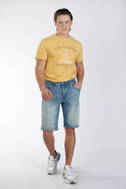 Lee Cooper ELYO მამაკაცის ჯინსის შორტები