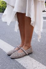 Lutvelizade Ballet Flats კრემისფერი