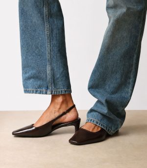Lutvelizade Asymmetrical Block-Heel Heels