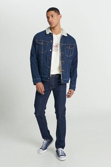 Lee Regular Navy Straight Leg ჯინსი