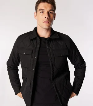 Lee Cooper Dustin Black მამაკაცის ქურთუკი