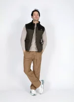 Lee Cooper Khaki მამაკაცის ჟილეტი